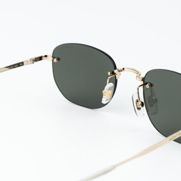 Montblanc Women Sunglasses Gold Grey Square Rimless MB0303S 001 NEW AUTHENTIC main image 7
